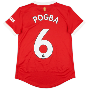 2021-22 Manchester United Maillot Domicile Pogba #6 Femme XS