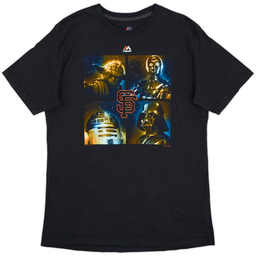 2016 San Francisco Giants Star Wars Majestic T-shirt - 8/10 - (L)
