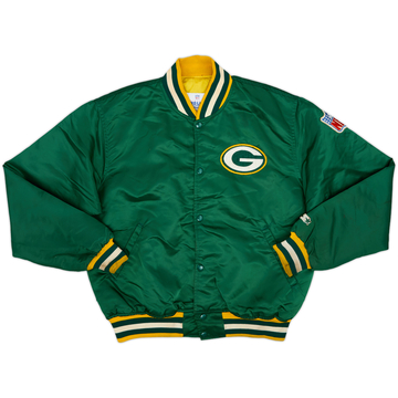 1980s Green Bay Packers Starter Veste universitaire en satin - 6/10 - (L)