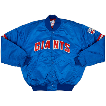1980s New York Giants Starter Veste universitaire en satin - 8/10 - (XL)
