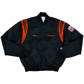 Blouson universitaire en satin Starter Cincinnati Bengals 1980s - 8/10 - (XL)