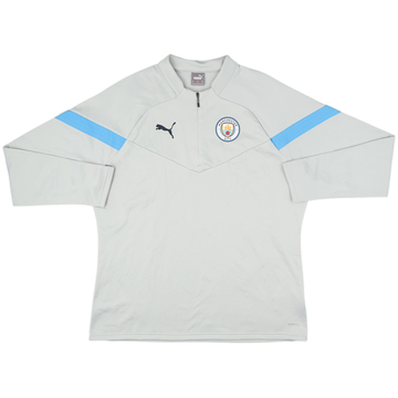 2022-23 Manchester City Puma Top d'entraînement 1/4 Zip - 8/10 - (XL)