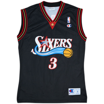 2000-06 Philadelphia 76ers Iverson #3 Maillot extérieur Champion - 9/10 - (S)