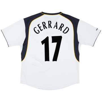 2001-03 Liverpool Away Shirt Gerrard #17