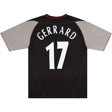 2002-04 Liverpool Away Shirt Gerrard #17