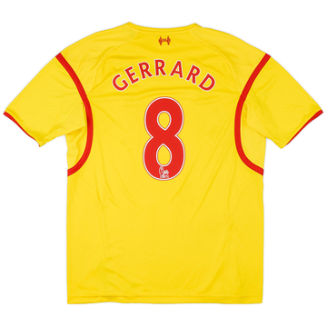 Maillot extérieur Liverpool 2014-15 Gerrard #8 - 6/10 - (S)