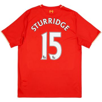 2015-16 Liverpool Home Shirt Sturridge #15