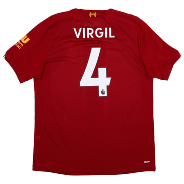 2019-20 Liverpool Home Shirt Virgil #4