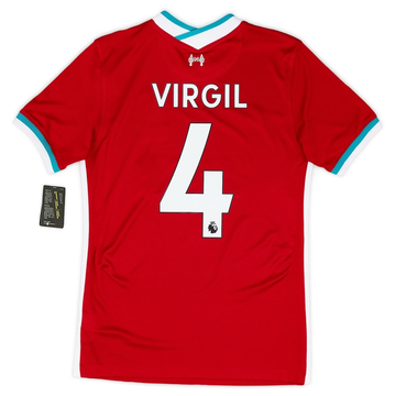 2020-21 Liverpool Maillot Domicile Virgil #4 (S)
