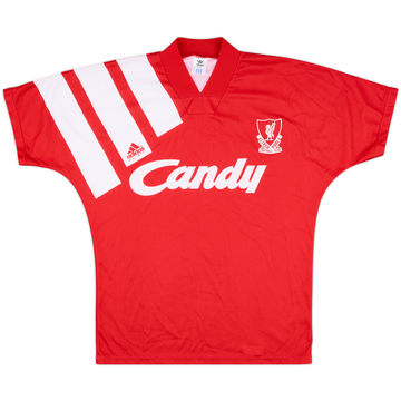 1991-92 Liverpool Maillot Domicile - 6/10 - (S)