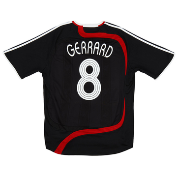 2007-08 Liverpool Maillot third Gerrard #8 - 6/10 - (S)