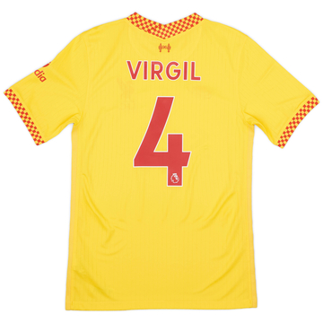 2021-22 Liverpool Maillot third Virgil #4 - 6/10 - (S)