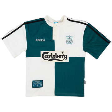 1995-96 Liverpool Maillot Extérieur - 8/10 - (7-8 ans)