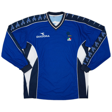 1999-00 Italie FIGC Diadora Maillot d'entraînement ML - 8/10 - (XL)