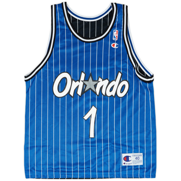 1995-98 Orlando Magic Hardaway #1 Maillot Champion Réversible M