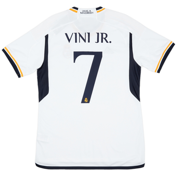 2023-24 Real Madrid Maillot Domicile Vini Jr #7