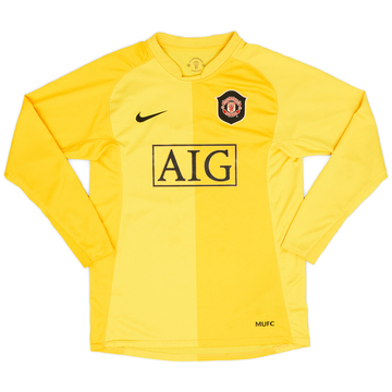 2006-07 Manchester United Maillot GK - 7/10 - Garçons L
