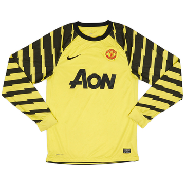 2010-11 Manchester United Maillot GK jaune - 5/10 - (S)