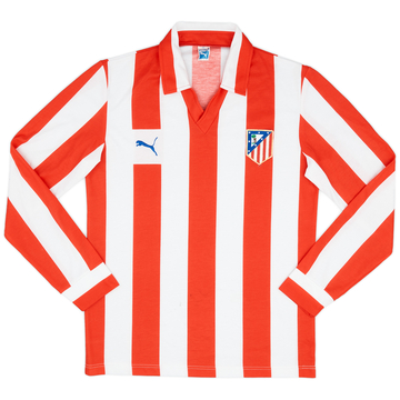 1983-85 Atletico Madrid Maillot Domicile ML - 6/10 - (M)