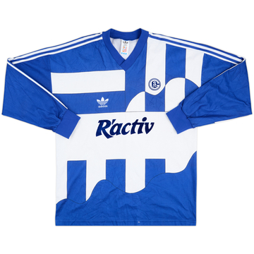 1991-92 Schalke Maillot Domicile ML Version Match #11
