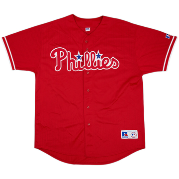2000-02 Philadelphia Phillies Russell Athletic Maillot - 9/10 - (L)
