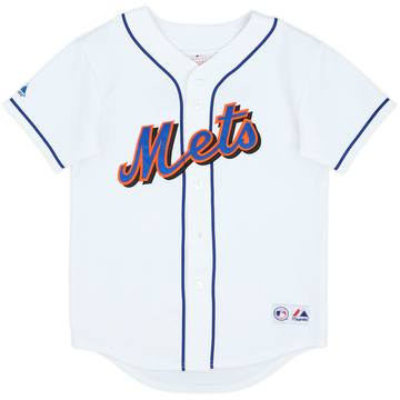 2004-08 New York Mets Wright #5 Majestic Maillot Domicile - 5/10 - (M.Boys)