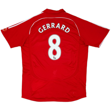 2006-08 Liverpool Maillot domicile Gerrard #8 - 6/10 - (L)