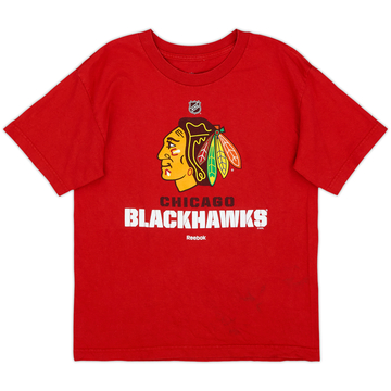 2011-12 Chicago Blackhawks Reebok T-shirt - 8/10 - (L.Boys)
