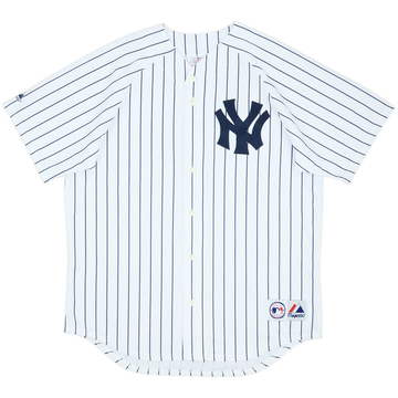 2004-08 New York Yankees Majestic Maillot domicile - 8/10 - (L)