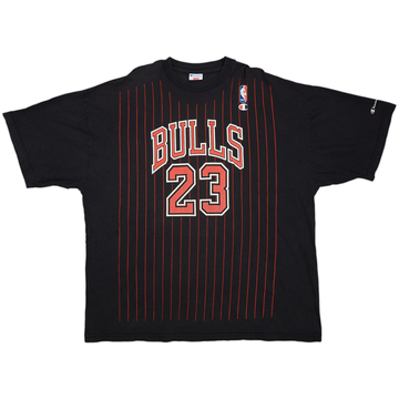 1995-98 Chicago Bulls Jordan #23 Champion T-shirt - 5/10 - (XXL)