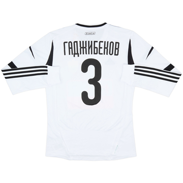 2012-13 Anzhi Makhachkala Maillot Third ML Gadzhibekov #3 (M)