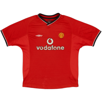 2000-02 Manchester United Maillot domicile - 4/10 - (M.Boys)