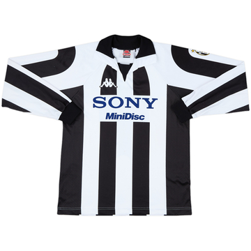 1997-98 Juventus Maillot Domicile Basique Centenaire L/S - 7/10 - (XL.Boys)