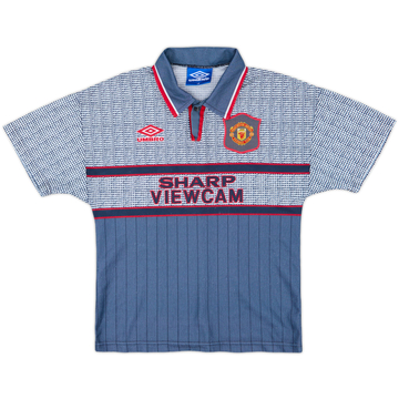 1995-96 Manchester United Maillot Extérieur - 9/10 - (L.Boys)
