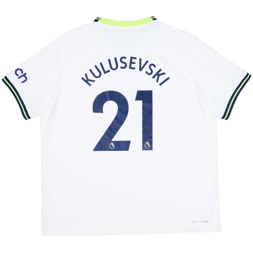 2022-23 Tottenham Maillot Domicile Authentique Kulusevski #21 - 8/10 - (XXL)