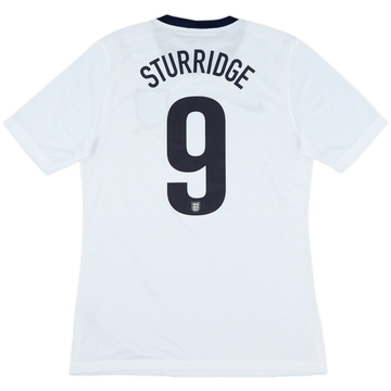 2013 England 150e Anniversaire Maillot Domicile Version Joueur Sturridge #9 - 10/10 - (L)