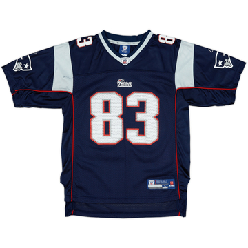 2008-11 New England Patriots Welker #83 Reebok On Field Maillot domicile - 9/10 - (L. Garçon)