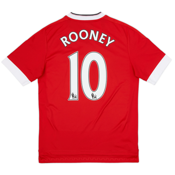 2015-16 Manchester United Maillot domicile Rooney #10 - 8/10 - (XL.Boys)