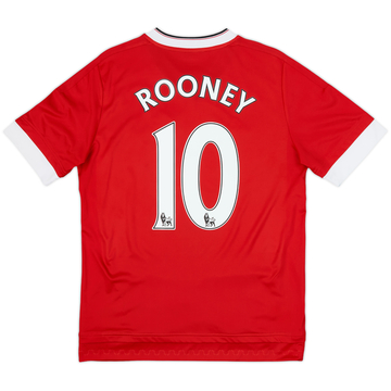 2015-16 Manchester United Maillot domicile Rooney #10 - 9/10 - (XL.Boys)
