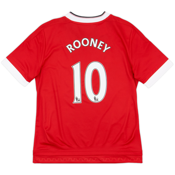 2015-16 Manchester United Maillot Domicile Rooney #10 - 10/10 - (M.Boys)