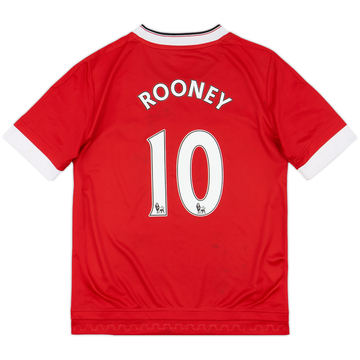 2015-16 Manchester United Maillot domicile Rooney #10 - 7/10 - (M.Boys)