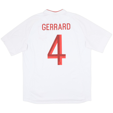 Maillot Domicile Angleterre 2012-13 Gerrard #4 - 8/10 - (XL)