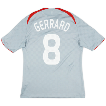 2008-09 Liverpool Away Shirt Gerrard #8