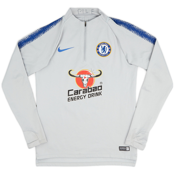 2018-19 Chelsea Nike Haut d'entraînement 1/4 zip 7/10 (S)
