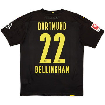 2020-21 Borussia Dortmund Maillot extérieur authentique Bellingham #22 (L)