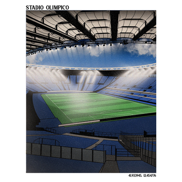 Stadio Olimpico A3 Affiche