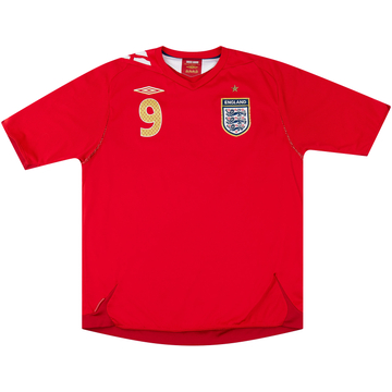 2006-08 Angleterre Maillot extérieur Rooney #9 - 6/10 - (XL)