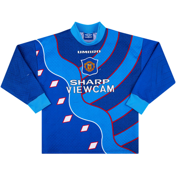 1995-96 Manchester United GK Maillot extérieur - 5/10 - (Y)