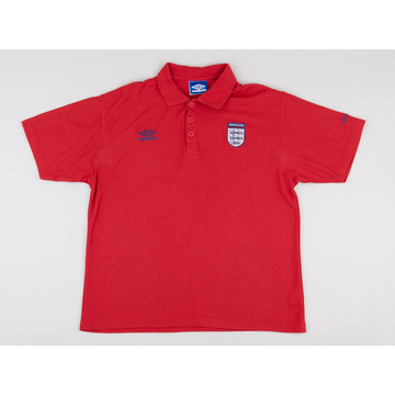 1990s England Umbro Polo de loisirs - 6/10 - (XL)
