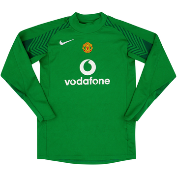 2005-06 Manchester United Maillot GK - 8/10 - (L.Boys)